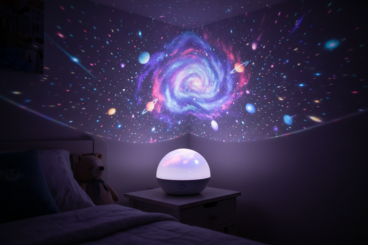 GALAXY GECE LAMBASI ÇUCUKLAR İÇİN 